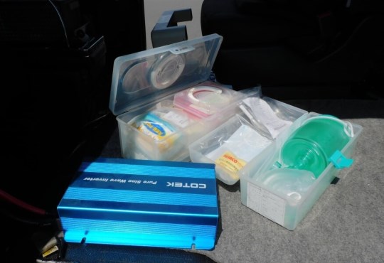 民間救急の搭載機材